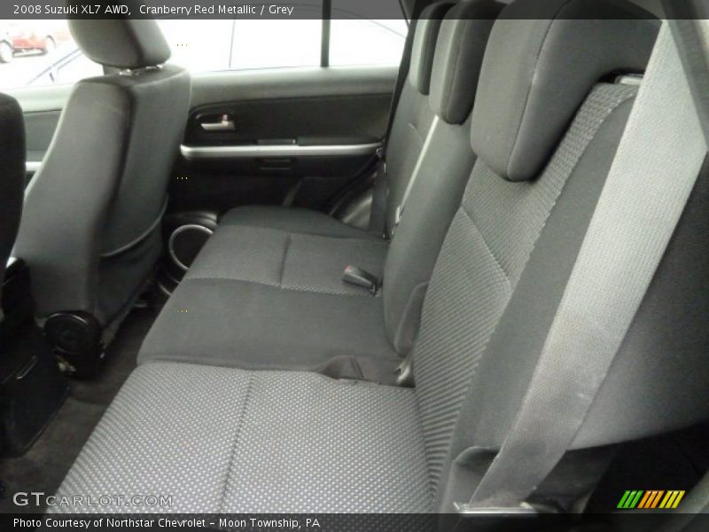 Cranberry Red Metallic / Grey 2008 Suzuki XL7 AWD