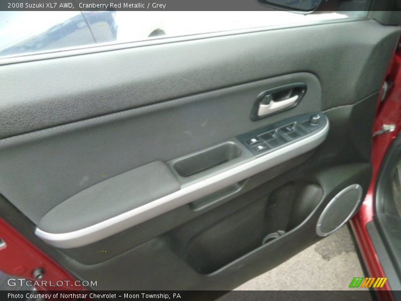 Cranberry Red Metallic / Grey 2008 Suzuki XL7 AWD