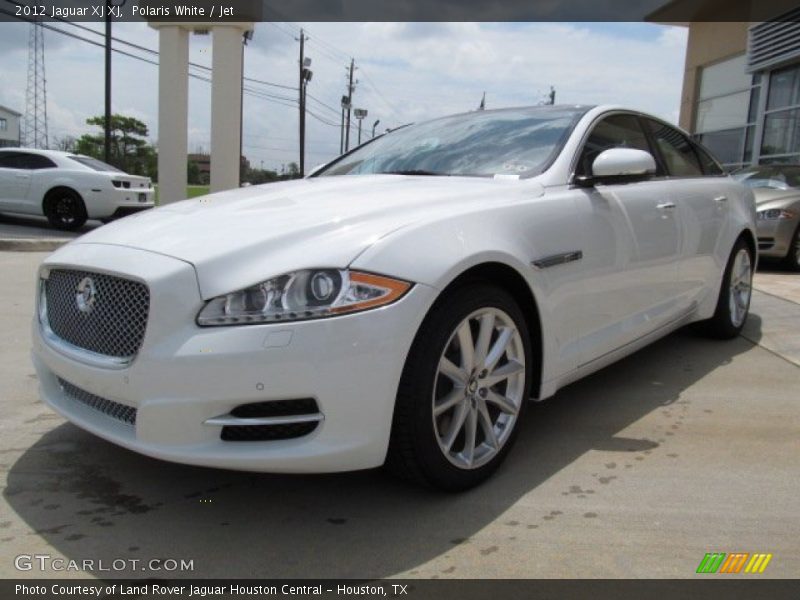 Polaris White / Jet 2012 Jaguar XJ XJ