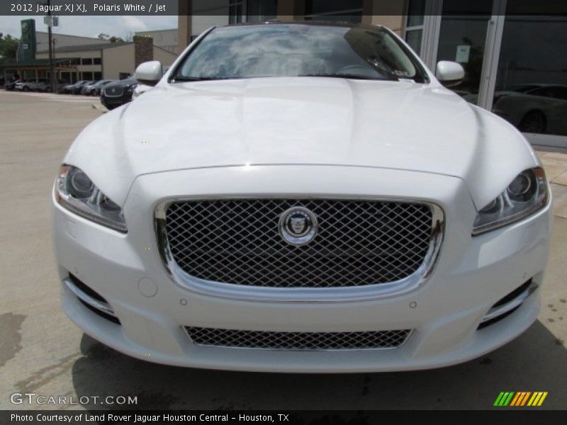 Polaris White / Jet 2012 Jaguar XJ XJ