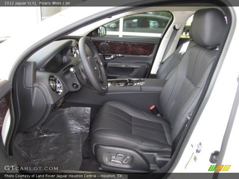 Polaris White / Jet 2012 Jaguar XJ XJ