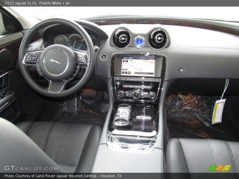 Polaris White / Jet 2012 Jaguar XJ XJ