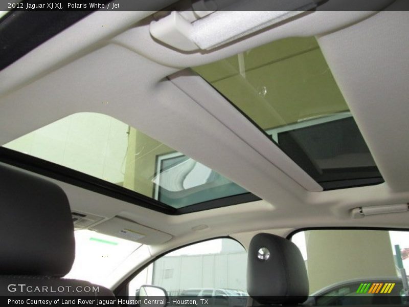 Polaris White / Jet 2012 Jaguar XJ XJ