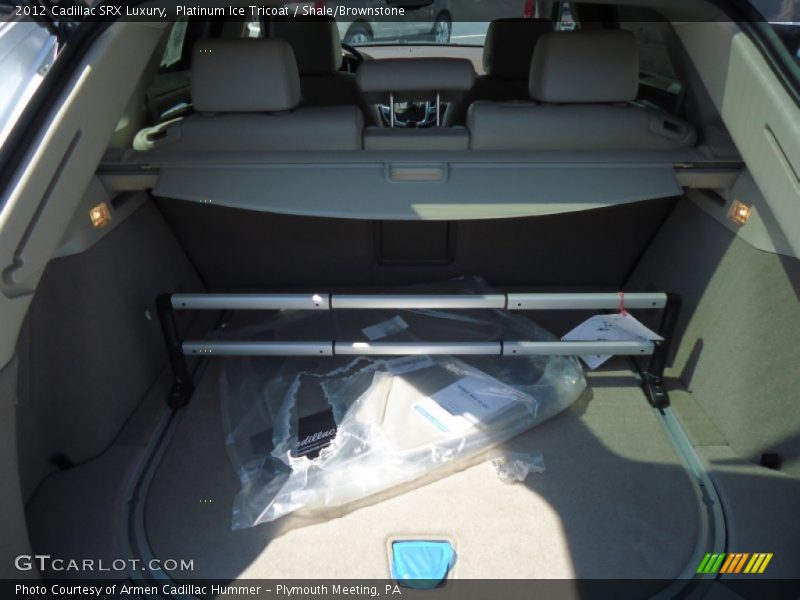 Platinum Ice Tricoat / Shale/Brownstone 2012 Cadillac SRX Luxury