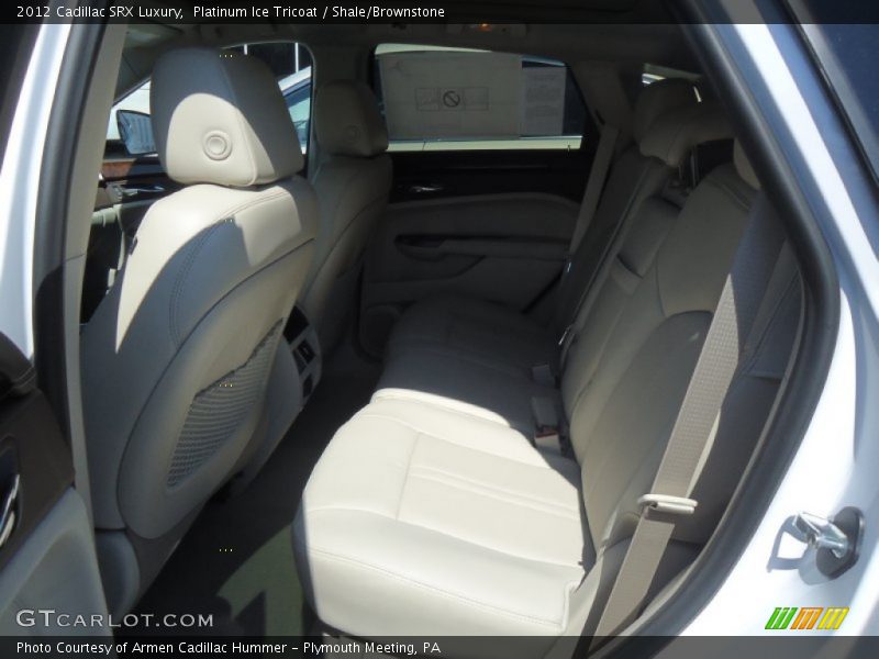 Platinum Ice Tricoat / Shale/Brownstone 2012 Cadillac SRX Luxury