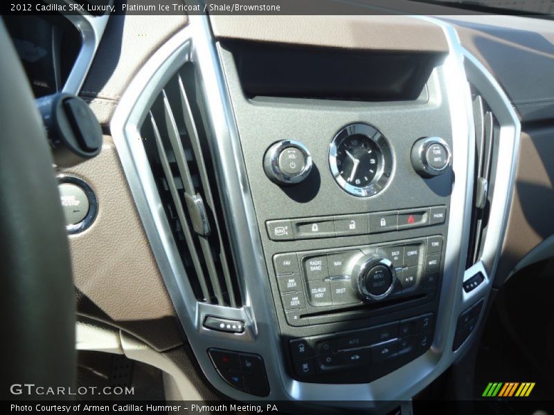 Platinum Ice Tricoat / Shale/Brownstone 2012 Cadillac SRX Luxury