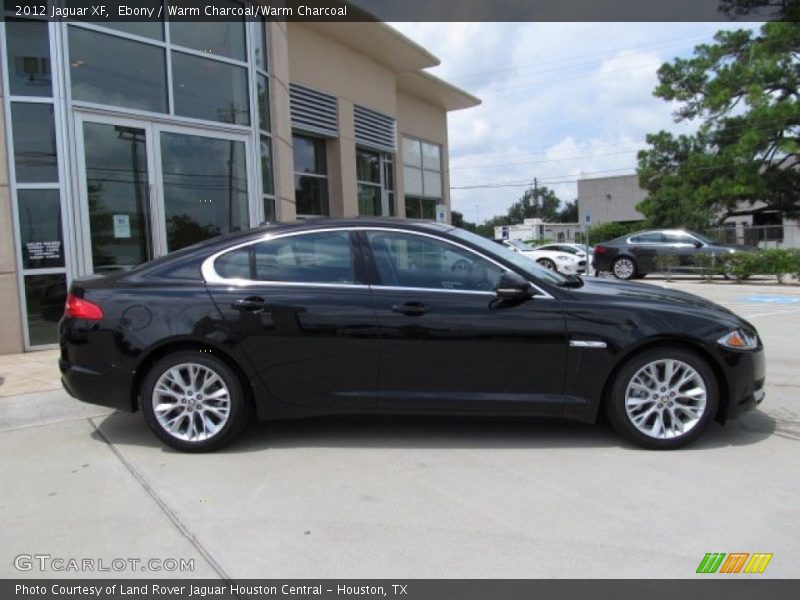 Ebony / Warm Charcoal/Warm Charcoal 2012 Jaguar XF