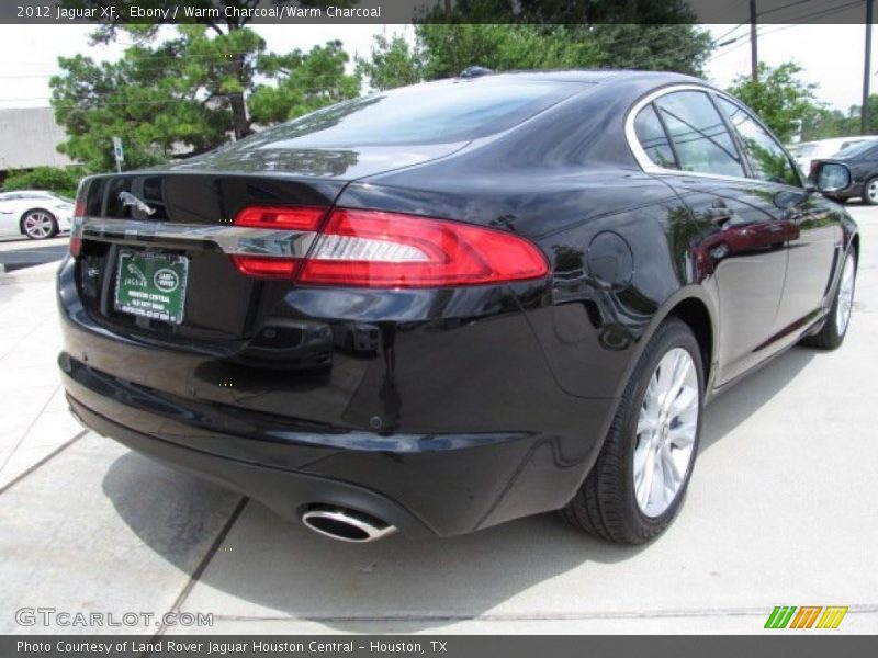 Ebony / Warm Charcoal/Warm Charcoal 2012 Jaguar XF