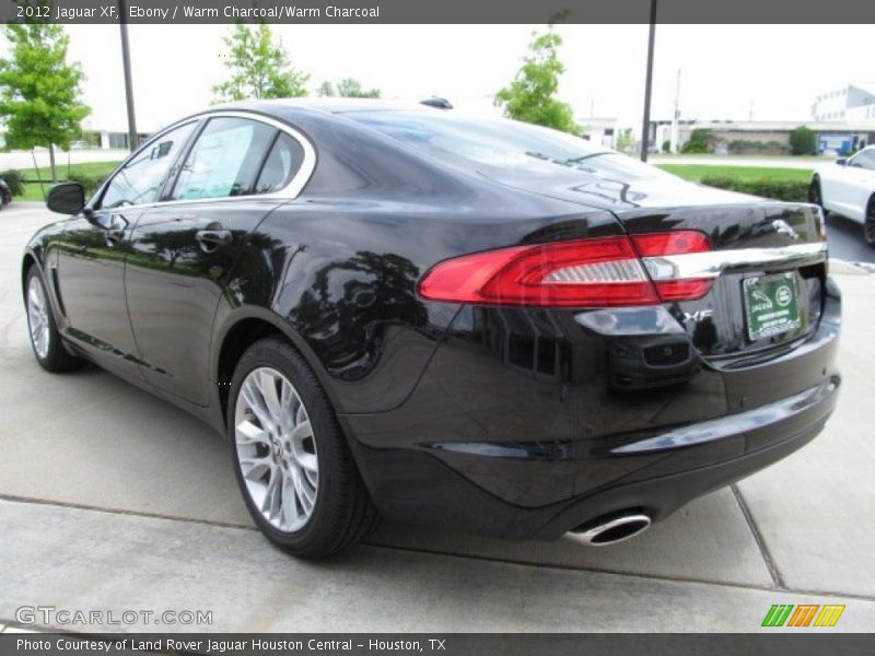 Ebony / Warm Charcoal/Warm Charcoal 2012 Jaguar XF