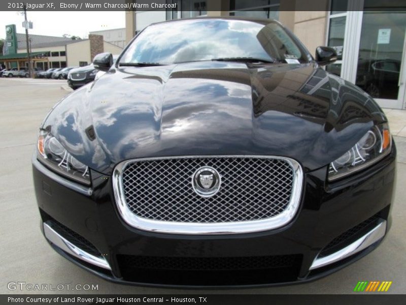 Ebony / Warm Charcoal/Warm Charcoal 2012 Jaguar XF
