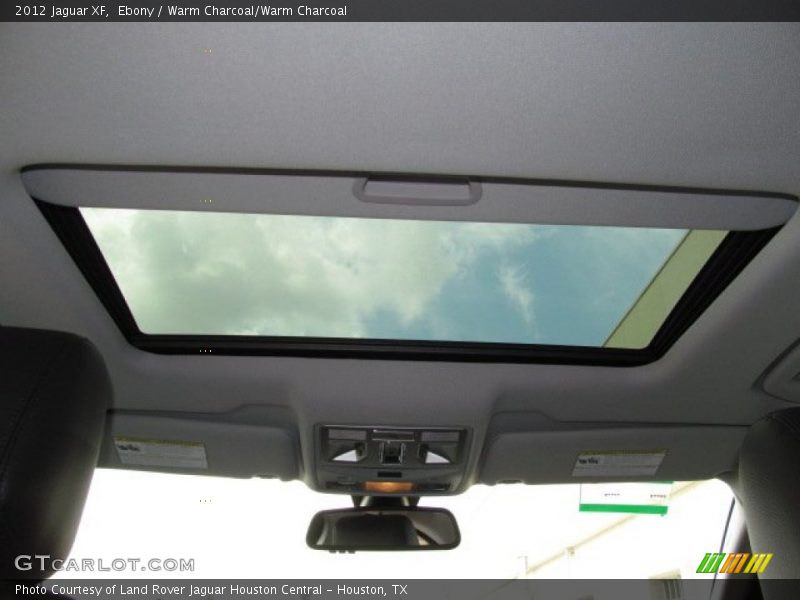 Ebony / Warm Charcoal/Warm Charcoal 2012 Jaguar XF