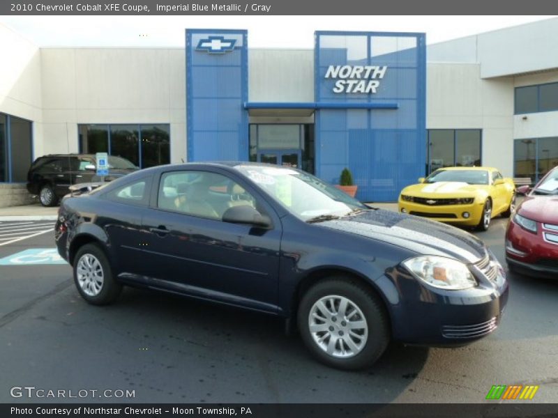 Imperial Blue Metallic / Gray 2010 Chevrolet Cobalt XFE Coupe