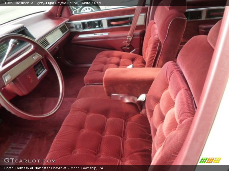  1989 Eighty-Eight Royale Coupe Red Interior