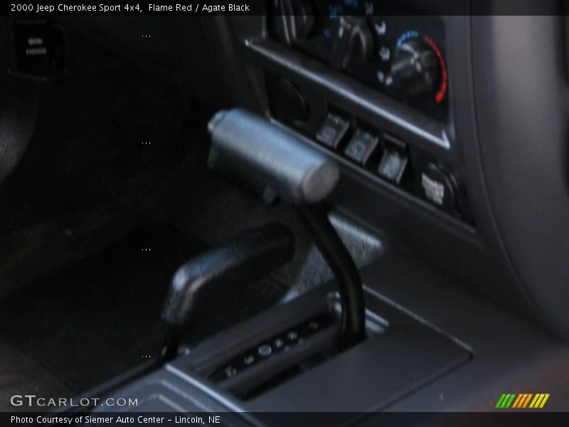 Flame Red / Agate Black 2000 Jeep Cherokee Sport 4x4