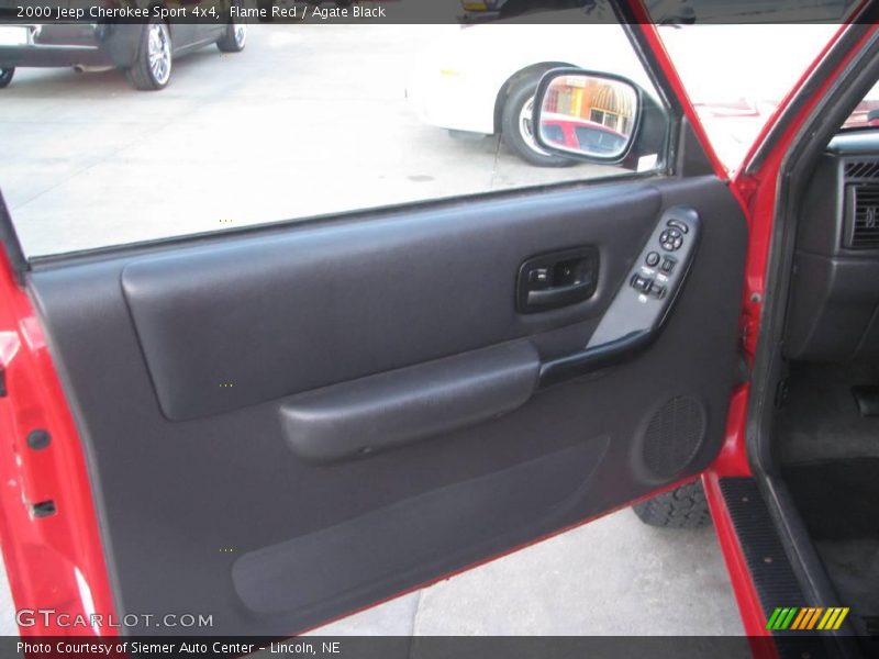 Flame Red / Agate Black 2000 Jeep Cherokee Sport 4x4