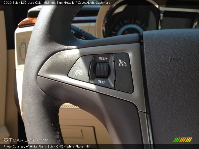Midnight Blue Metallic / Cocoa/Light Cashmere 2010 Buick LaCrosse CXL