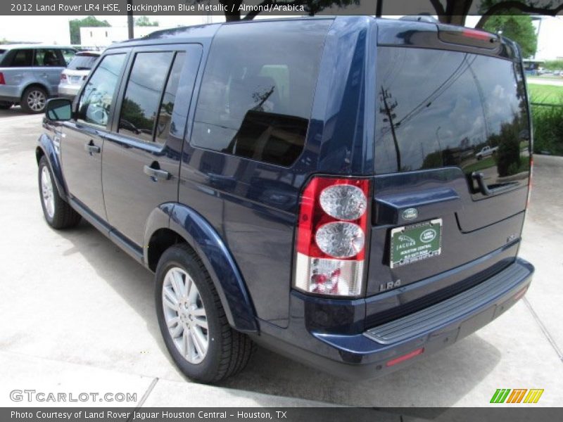 Buckingham Blue Metallic / Almond/Arabica 2012 Land Rover LR4 HSE
