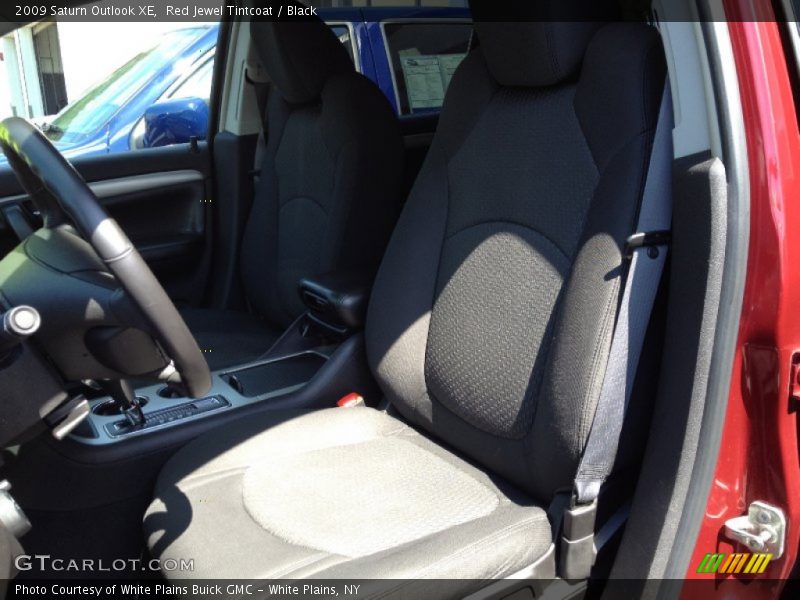 Red Jewel Tintcoat / Black 2009 Saturn Outlook XE