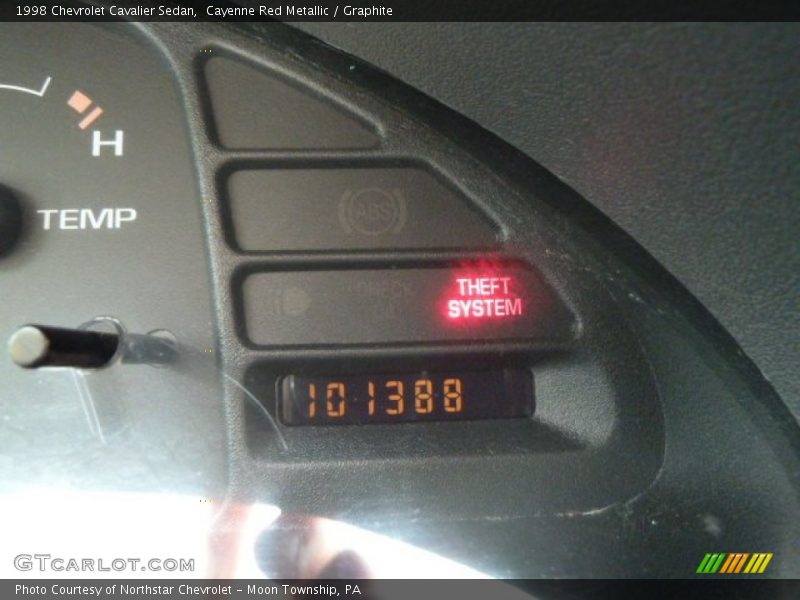 Cayenne Red Metallic / Graphite 1998 Chevrolet Cavalier Sedan