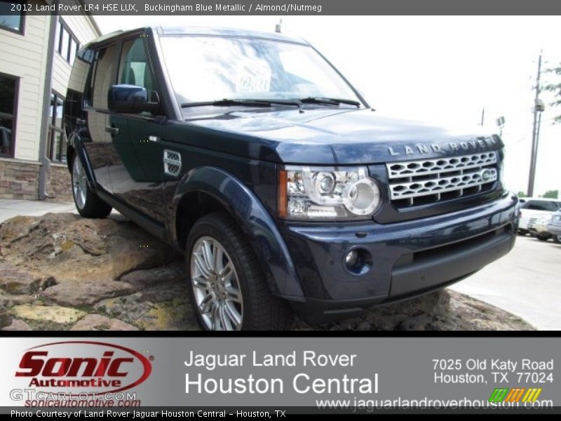 Buckingham Blue Metallic / Almond/Nutmeg 2012 Land Rover LR4 HSE LUX