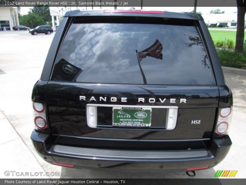 Santorini Black Metallic / Jet 2012 Land Rover Range Rover HSE LUX