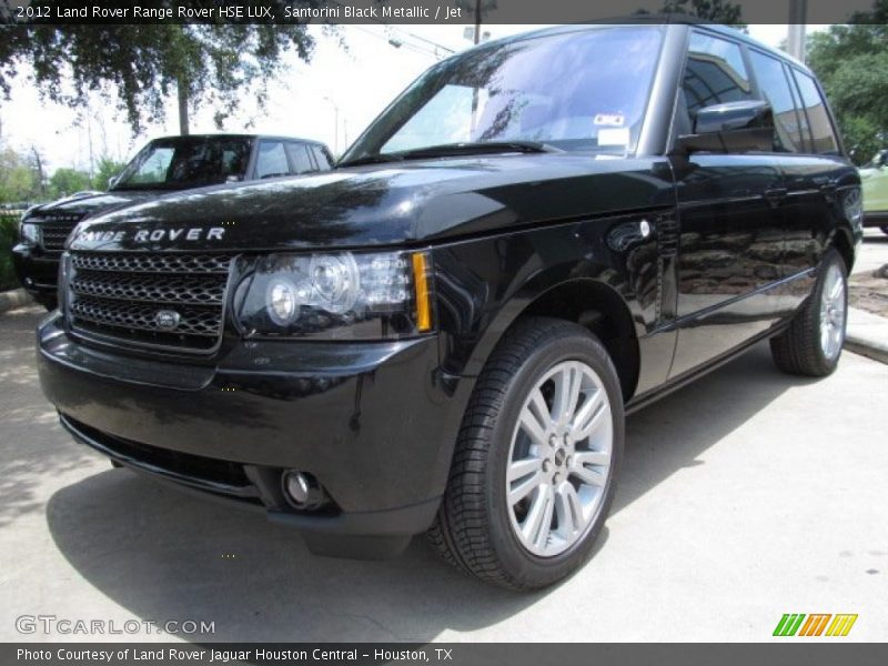 Santorini Black Metallic / Jet 2012 Land Rover Range Rover HSE LUX