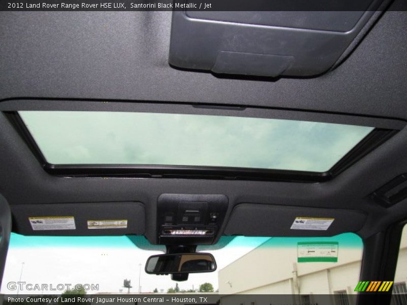 Santorini Black Metallic / Jet 2012 Land Rover Range Rover HSE LUX