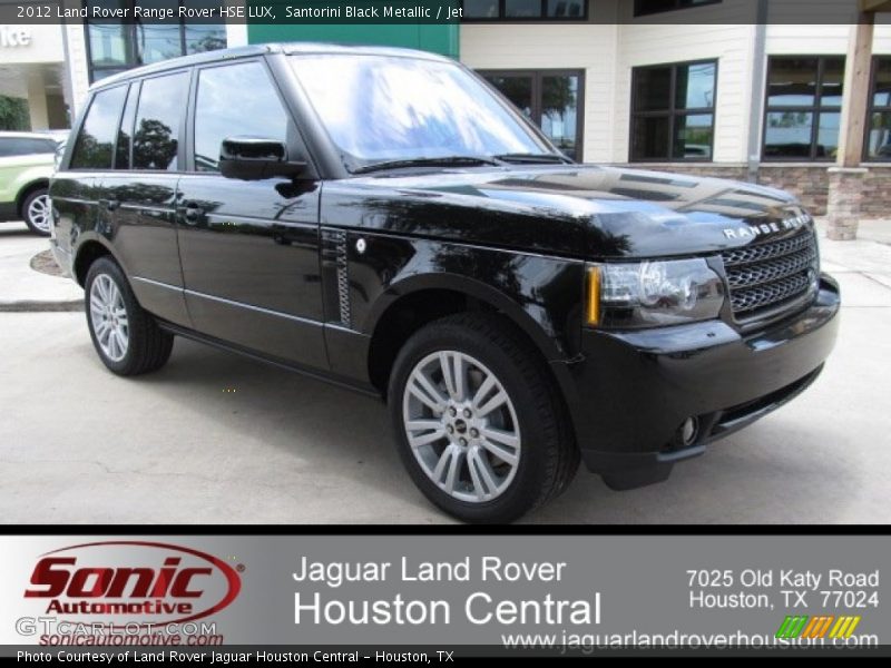 Santorini Black Metallic / Jet 2012 Land Rover Range Rover HSE LUX