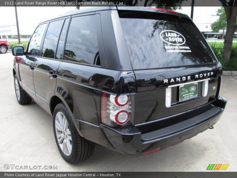 Santorini Black Metallic / Jet 2012 Land Rover Range Rover HSE LUX