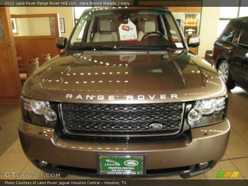 Nara Bronze Metallic / Ivory 2012 Land Rover Range Rover HSE LUX