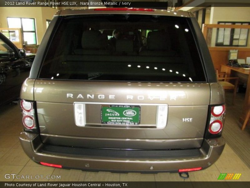 Nara Bronze Metallic / Ivory 2012 Land Rover Range Rover HSE LUX