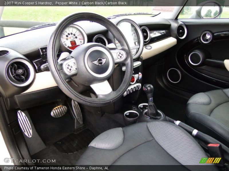 Carbon Black/Carbon Black Interior - 2007 Cooper S Hardtop 