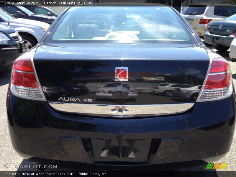 Carbon Flash Metallic / Gray 2009 Saturn Aura XE