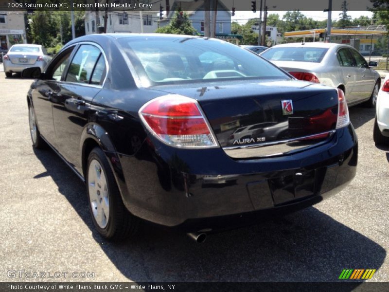 Carbon Flash Metallic / Gray 2009 Saturn Aura XE