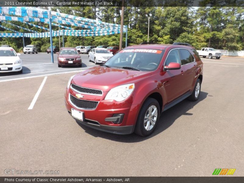 Cardinal Red Metallic / Jet Black 2011 Chevrolet Equinox LT
