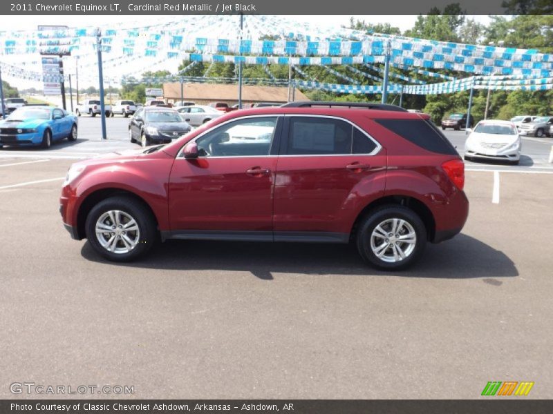 Cardinal Red Metallic / Jet Black 2011 Chevrolet Equinox LT