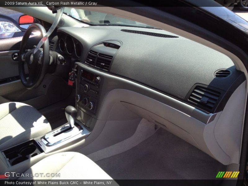 Carbon Flash Metallic / Gray 2009 Saturn Aura XE