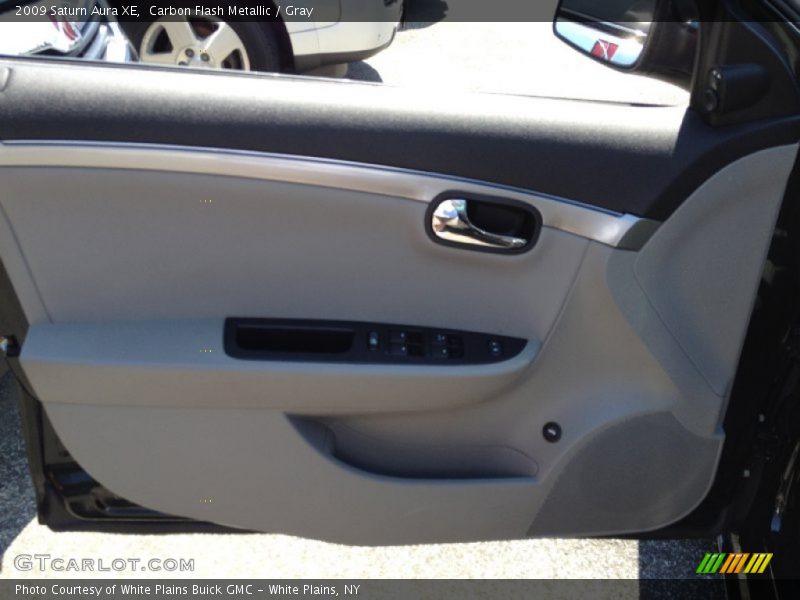 Carbon Flash Metallic / Gray 2009 Saturn Aura XE