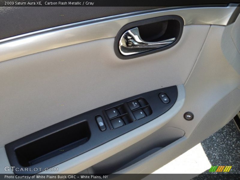 Carbon Flash Metallic / Gray 2009 Saturn Aura XE
