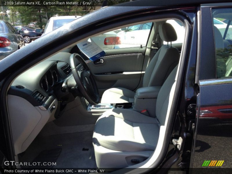Carbon Flash Metallic / Gray 2009 Saturn Aura XE