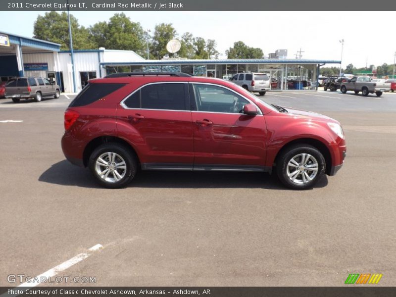 Cardinal Red Metallic / Jet Black 2011 Chevrolet Equinox LT