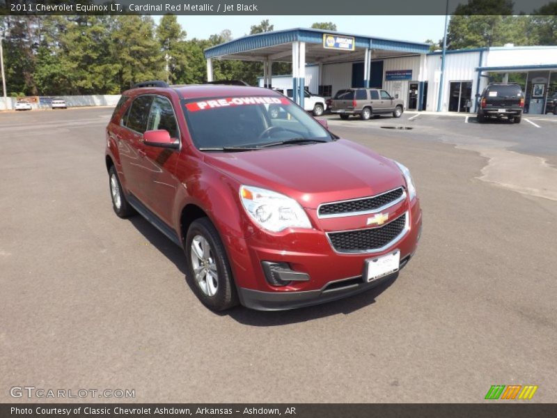 Cardinal Red Metallic / Jet Black 2011 Chevrolet Equinox LT