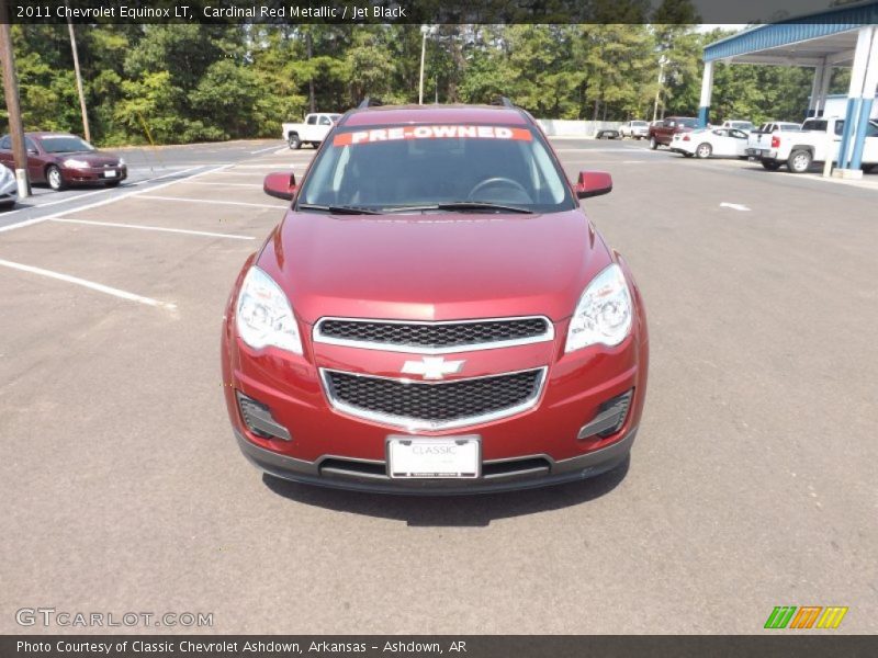 Cardinal Red Metallic / Jet Black 2011 Chevrolet Equinox LT