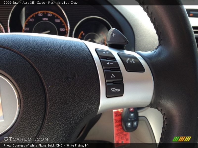 Carbon Flash Metallic / Gray 2009 Saturn Aura XE