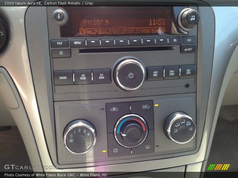 Carbon Flash Metallic / Gray 2009 Saturn Aura XE