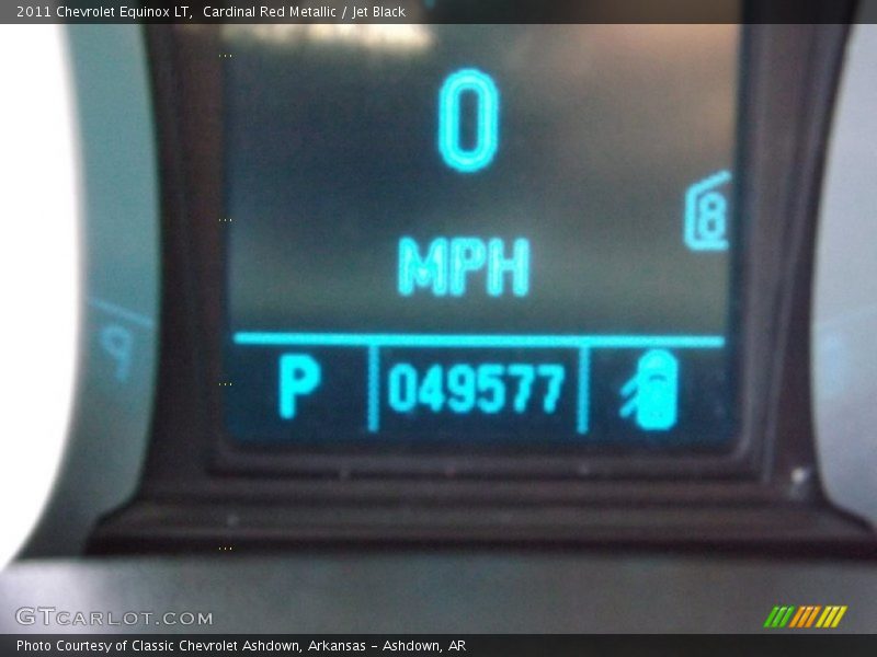 Cardinal Red Metallic / Jet Black 2011 Chevrolet Equinox LT