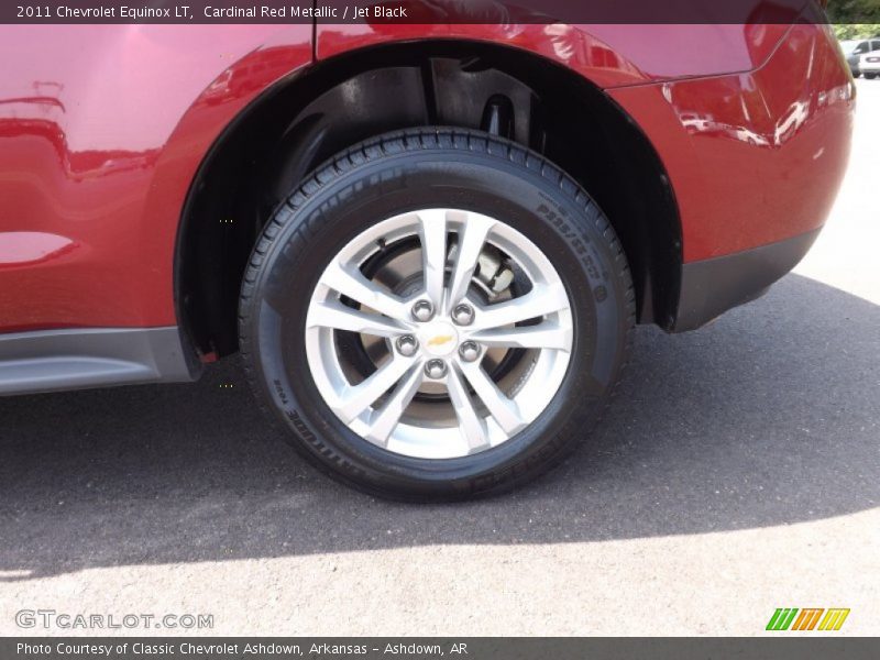 Cardinal Red Metallic / Jet Black 2011 Chevrolet Equinox LT