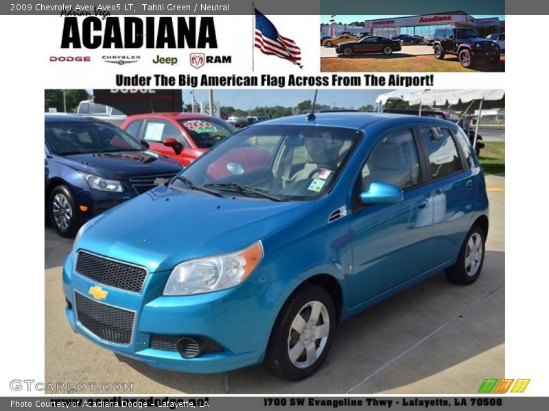 Tahiti Green / Neutral 2009 Chevrolet Aveo Aveo5 LT