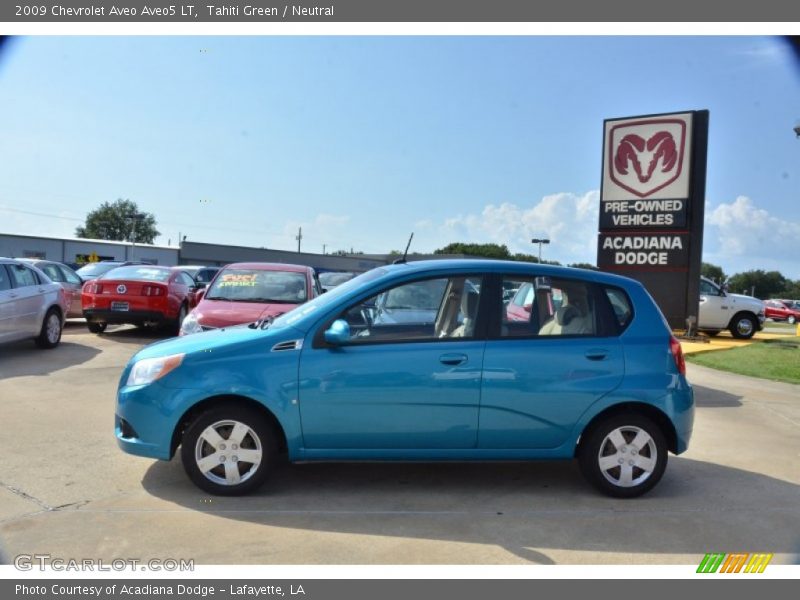 Tahiti Green / Neutral 2009 Chevrolet Aveo Aveo5 LT
