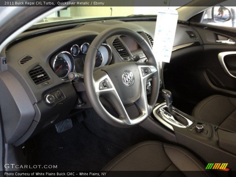 Quicksilver Metallic / Ebony 2011 Buick Regal CXL Turbo
